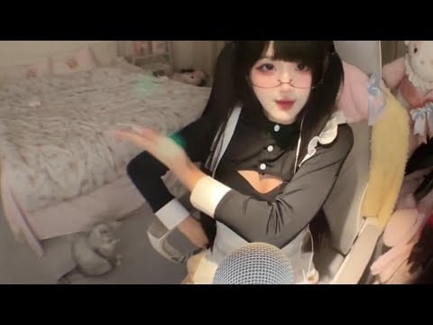 Super Sleepy Cosplay ASMR | Accent Whisper + Nail Tapping