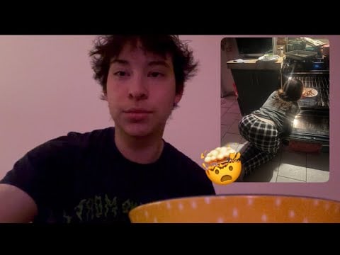 ASMR | eating my tradwife’s homecooked dinner