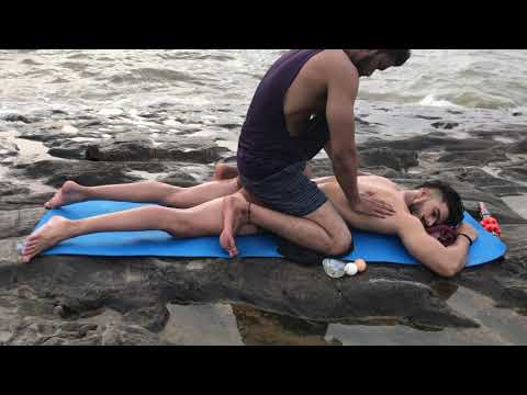 Body Massage therapy at Beach by Fareed to Firoz |ASMRYOGi2 #massage #firoz #asmr 