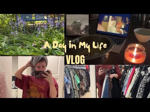asmr cozy spring day in my life vlog (relaxing voiceover)