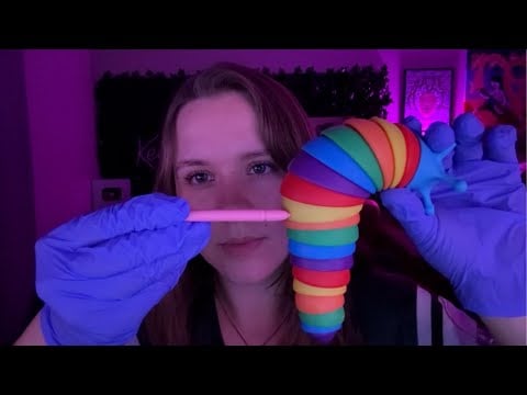 A Pretty Relaxing ASMR Cranial Nerve Exam (up-close & personal)