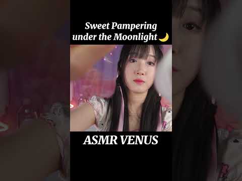 ASMR Short Sweet Pampering for You Tonight under the Moonlight🌙✨ㅣHome SpaㅣFacial Cleansing, Skincare