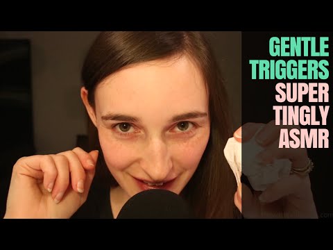 ~.~ EAR to EAR ASMR Triggers ~.~ 4 Different SLEEP Inducing & GENTLE ASMR Sounds