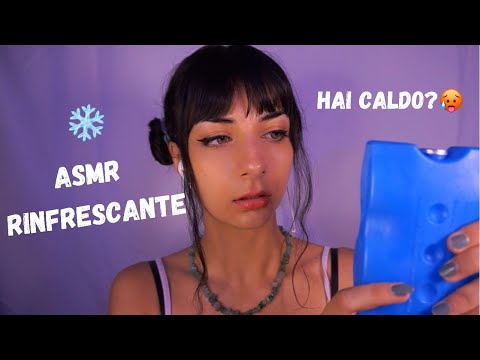 Rimedio contro il caldo! ASMR ITA (soft spoken, whispering, ice sound, tapping)