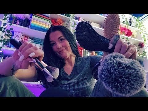 ASMR- Intense Mic Scratching, Plucking, And Brushing With Different Tools And Mic Covers 🎤 🖌