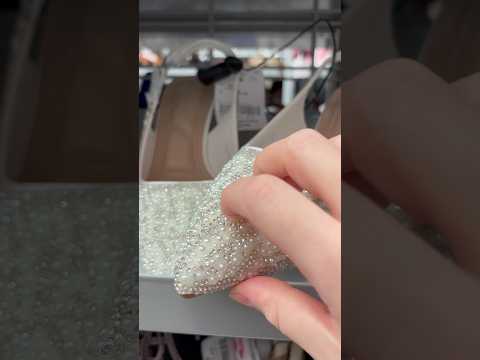 ASMR Bedazzled Shoe Scratching In A Store #ASMR #Shorts
