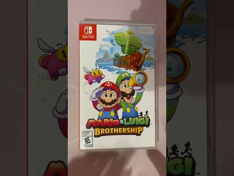 ASMR Tapping On Mario & Luigi: Brothership #ASMR #Shorts