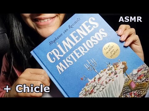 ASMR MASTICANDO CHICLE + Mini lectura susurrada | ASMR en Español