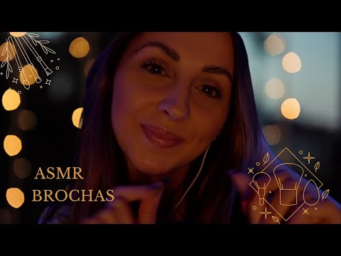 ASMR Brochas en el Micrófono 💙 Relájate y duerme en minutos 💤 |4K HD| ASMR SÚPER RELAJANTE...