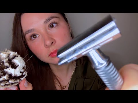 ASMR shaving your face roleplay 🪒🤔🙃