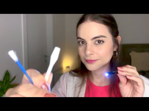 ASMR Dermatologista COMPLETO | Exame de Pele, Couro Cabeludo, Tratamento e Sons em Camadas