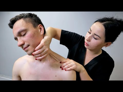 ASMR Powerful back massage by Valeria