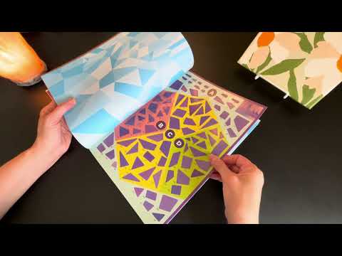 ASMR Sticker Paint by Number, Soft Spoken Ramble to Whisper Quiet