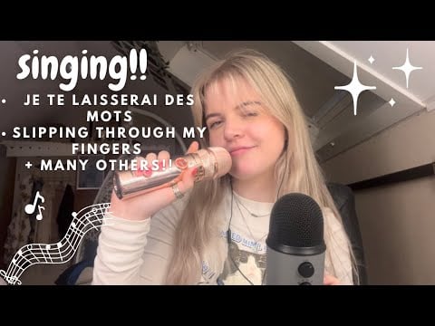 asmr | singing you to sleep!!
