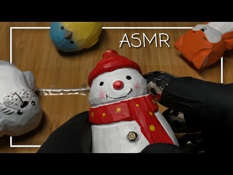 [ASMR] Lofi Wood Tapping & Scratching 🤍 (No Talking)