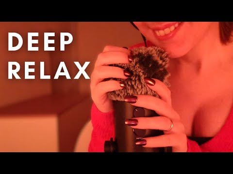 ASMR - ITA/ENG Soft Spoken SCALP and EAR massage | Fluffy for sleep, tingles and relax