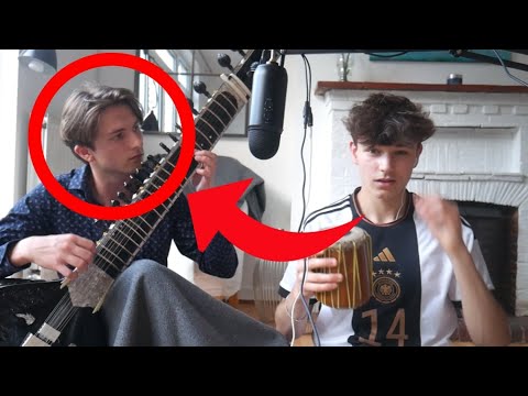 ASMR with my BROTHER (sitar)