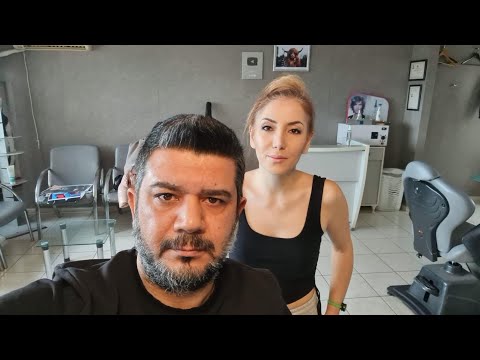 💈ASMR TURKISH LADY BARBER MASSAGE