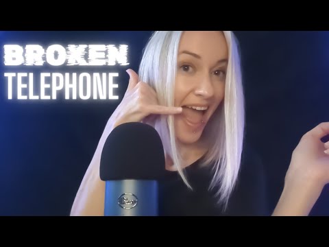 ASMR | Broken Telephone ☎️ unintelligible whispers ✨