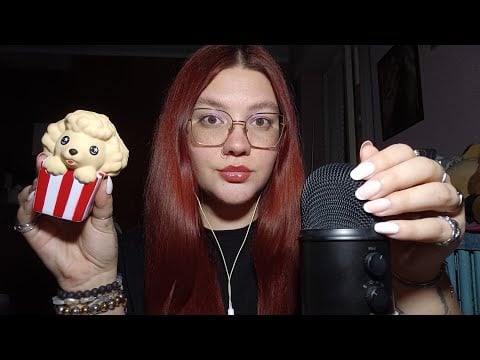 VIDEO DEDICA PER GIULIA (Squishy, Mic Scratching, Tracing) 😴💜 | ASMR ITA