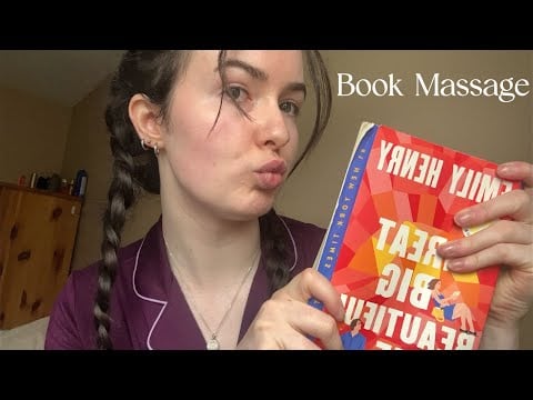 ASMR Unpredictable Book Massage Lofi (Fast & Aggressive) and little life update :)