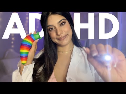 ASMR Testing you for ADHD ✨ Relaxing Medical Exam, Follow my Instructions, Focus Test ✨