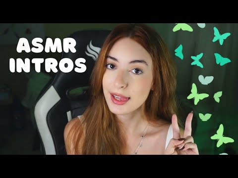 ASMR | Lilizok4 Intro Compilation (hand sounds, mouth sounds)