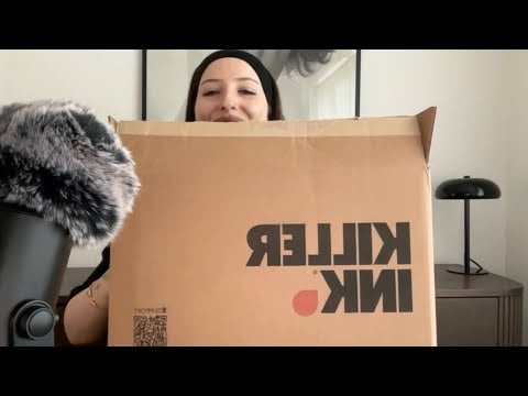 asmr - unboxing tattoo supplies haul