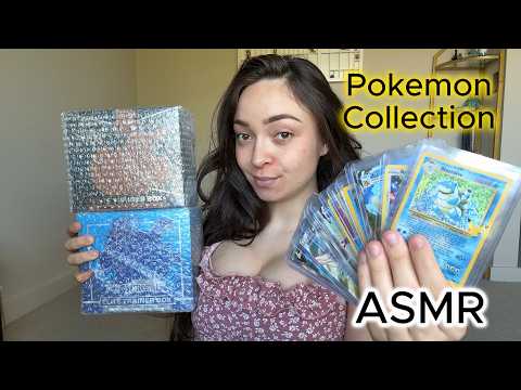 Pokémon Card Tapping ASMR | Whispers + Elite Trainer Box Sounds