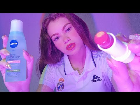 ASMR FAZENDO sua SKINCARE NOTURNA 🌃: ambiente PROPÍCIO para o sono 🌜