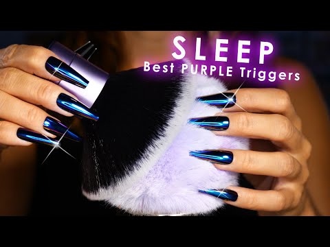 ASMR Best PURPLE Triggers for DEEP SLEEP 😴 4k (No Talking)