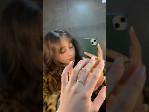 ASMR at a Cafés Bathroom #asmr #publicasmr #tappingsounds #scratching