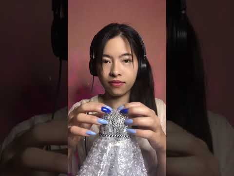 ASMR Long Nails On Mic 🎤 Sounds #shorts #asmr #long #nail