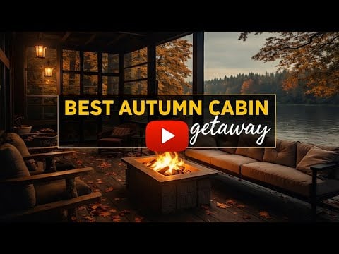 Cozy Autumn Cabin by the Lake 🍁🔥 Ultimate Relaxation Spot