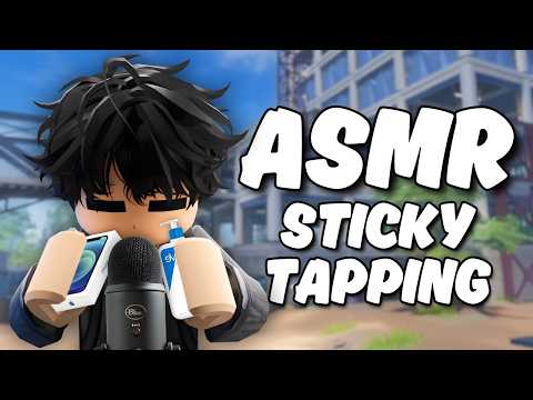 Roblox ASMR ~ sticky tapping and mouth sounds for sleep! 👄