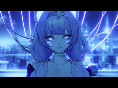 [ASMR] cyber cat ear cleaning for deep sleep 🐈‍⬛ soft spoken, ear cupping
