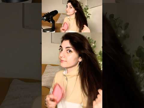 ASMR brushing long hair with viral Unbrush brush:) #asmr #asmrsounds #asmrvideo #asmrcommunity #hair