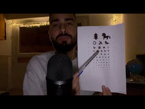 ASMR | EXAMEN DES YEUX
