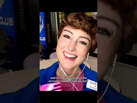 walmart lady gossips with you asmr #asmr #asmrroleplay