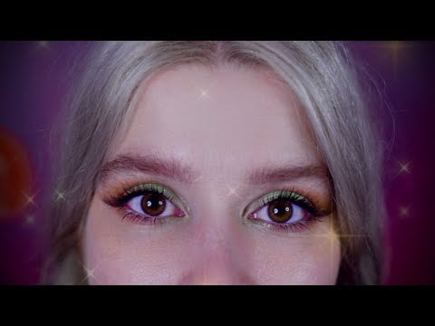 ASMR Deep Eye Contact 👀 Try Not to Fall Asleep. Mouth Sounds, Whispers, Soft voice, Brain Scratching
