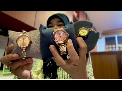 ASMR soft spoken - showing you my new Timex watches