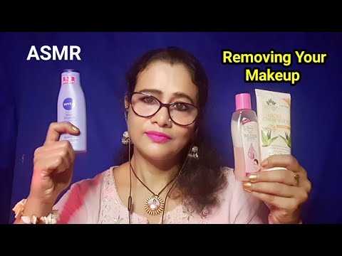 Asmr Removing Your Makeup ( skincare + face massage) RP 🌼|Asmr Ghosal |