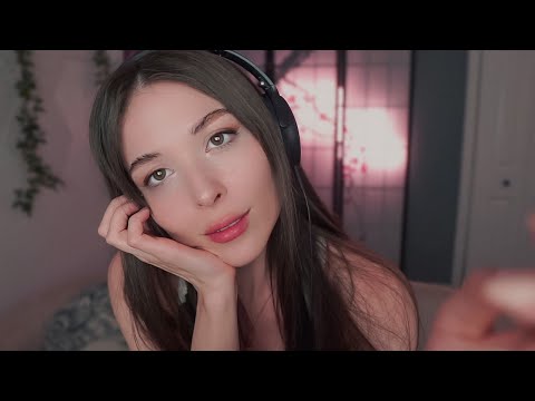 ASMR Close up Personal Attention, Face Petting & Brushing, Positive Affirmations