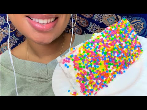 ASMR | Sprinkle Vanilla Cake 🍰