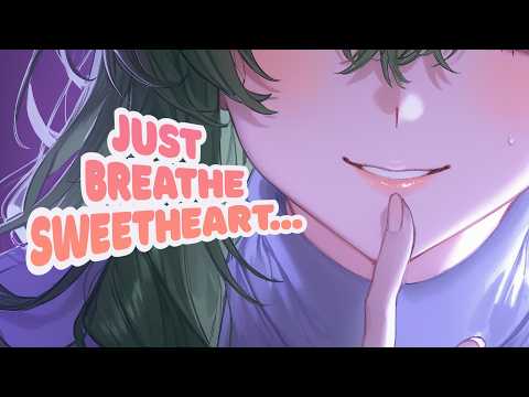 Shh Shh Shh~ Mommy Calms You to Sleep【3DIO ASMR】💚Deep Breath & Gentle Ear Stroking