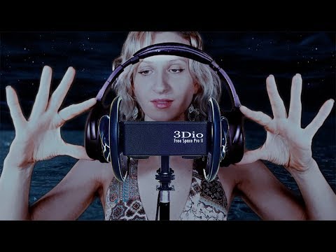 🌊Ocean FLOATING ASMR Sleep Hypnosis 🌊 3dio Ear Touching