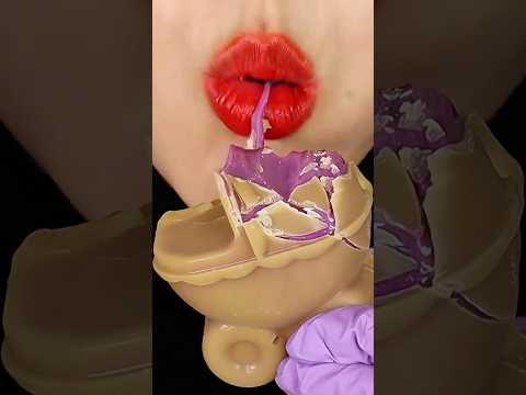 Satisfying wax candy honey jelly ASMR