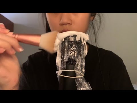 ASMR shaving cream on mic ✨INTENSE & tiNgLy✨ ( no talking )