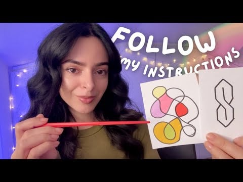 ASMR Follow My Instructions with Your Eyes OPEN ✨ Simon Says, I Tap You Blink, Light Tests...