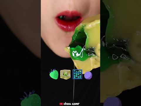 White strawberry Tanghulu, Beeswax candy, Frozen yogurt, Candied marshmallow ASMR